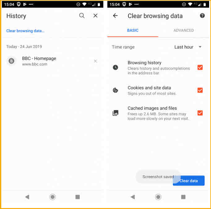 كيفية-حذف-سجل-تصفح-الانترنت-في-الاندرويد