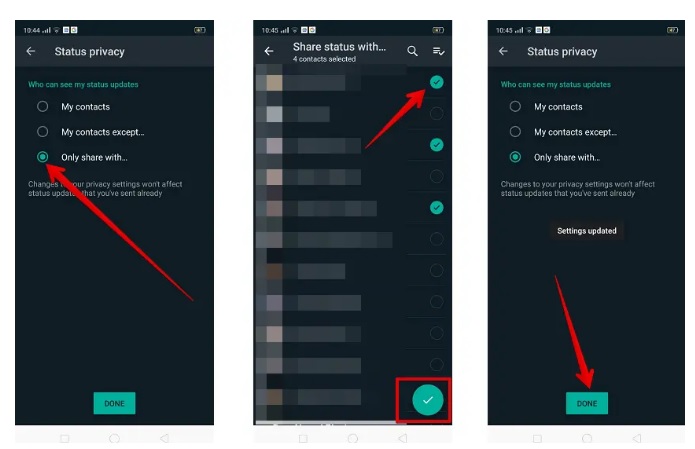 كيفية-إخفاء-حالات-واتساب-أو-إظهارها-لجهات-اتصال-محددة