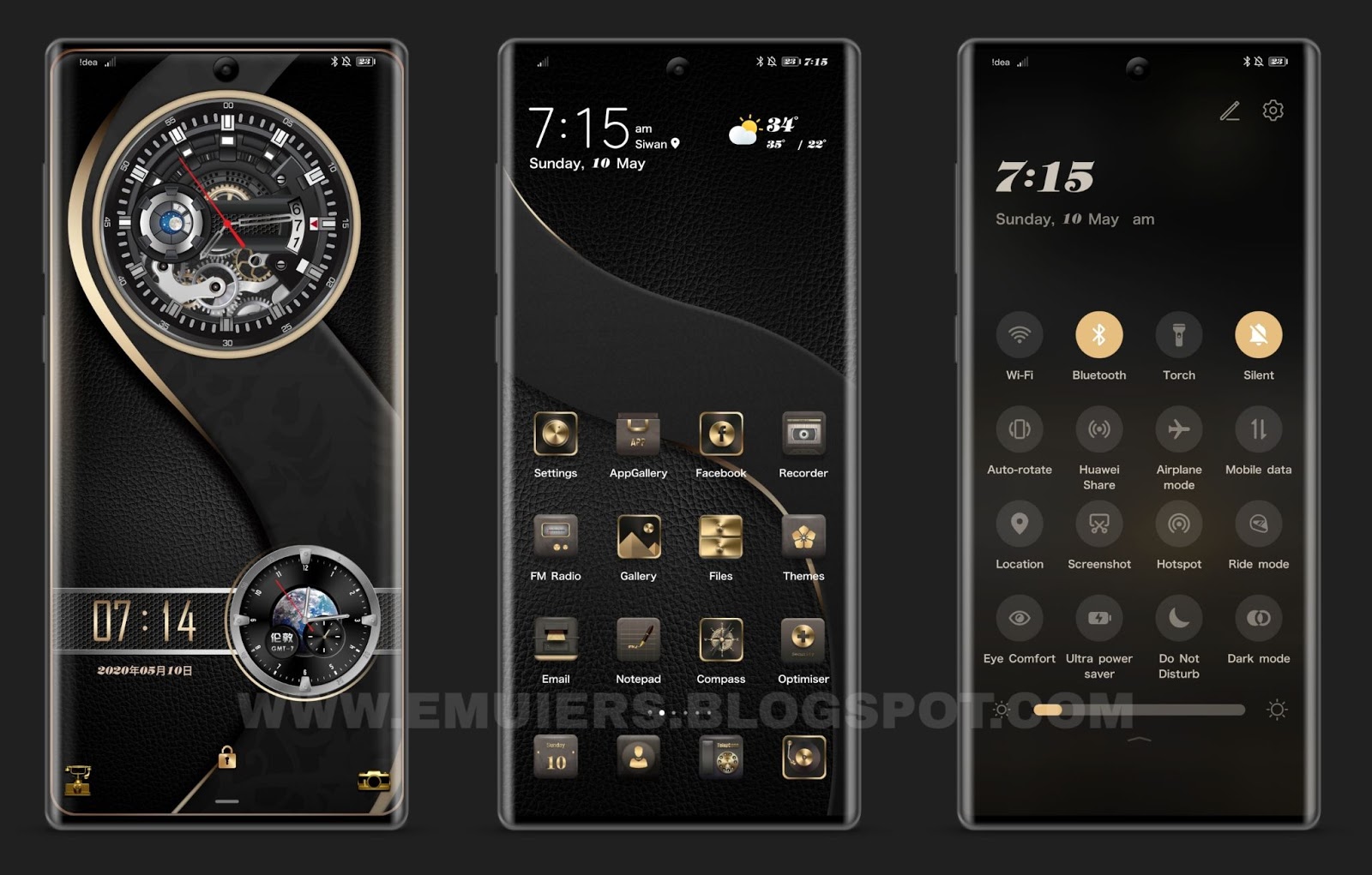 huawei dynamic themes