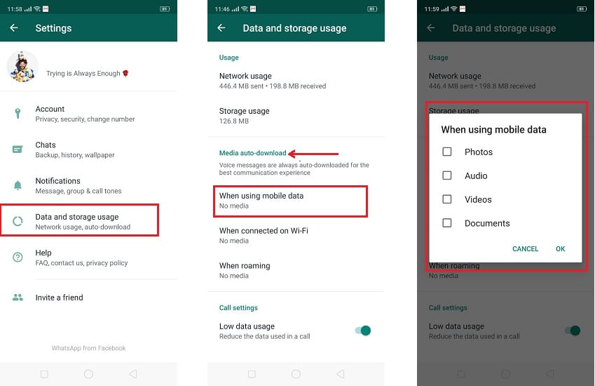 4-طرق-لتقليل-استهلاك-بيانات-الهاتف-أثناء-استخدام-واتساب