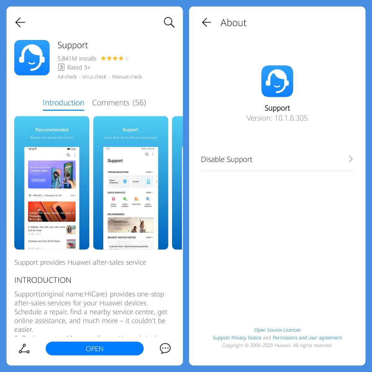 تحديث-التطبيق-تطبيق-الدعم-v1016305-قيد-التنفيذ-استكشفها-على-AppGallery