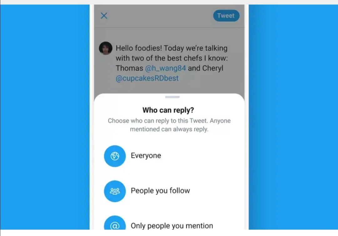 تويتر-تتيح-ميزة-تقييد-المسموح-لهم-بالرد-لجميع-المستخدمين