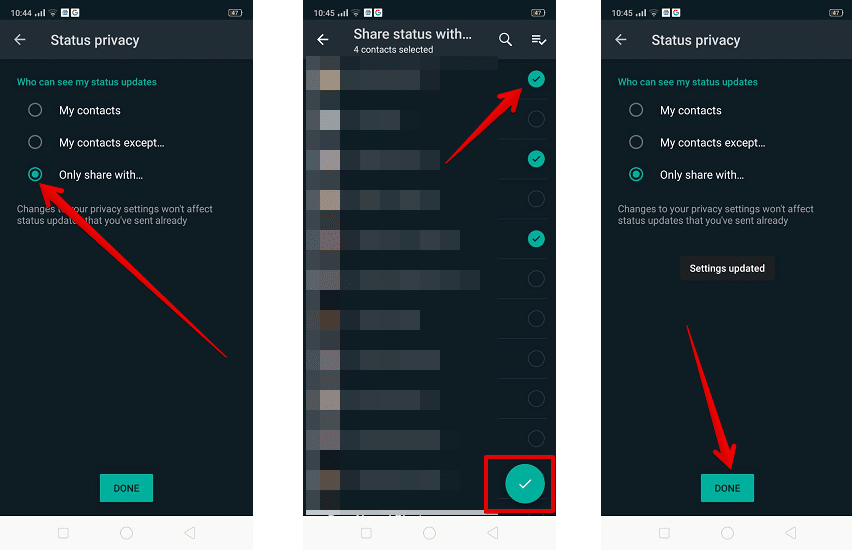 كيفية-إخفاء-حالات-واتساب-أو-إظهارها-لجهات-اتصال-محددة