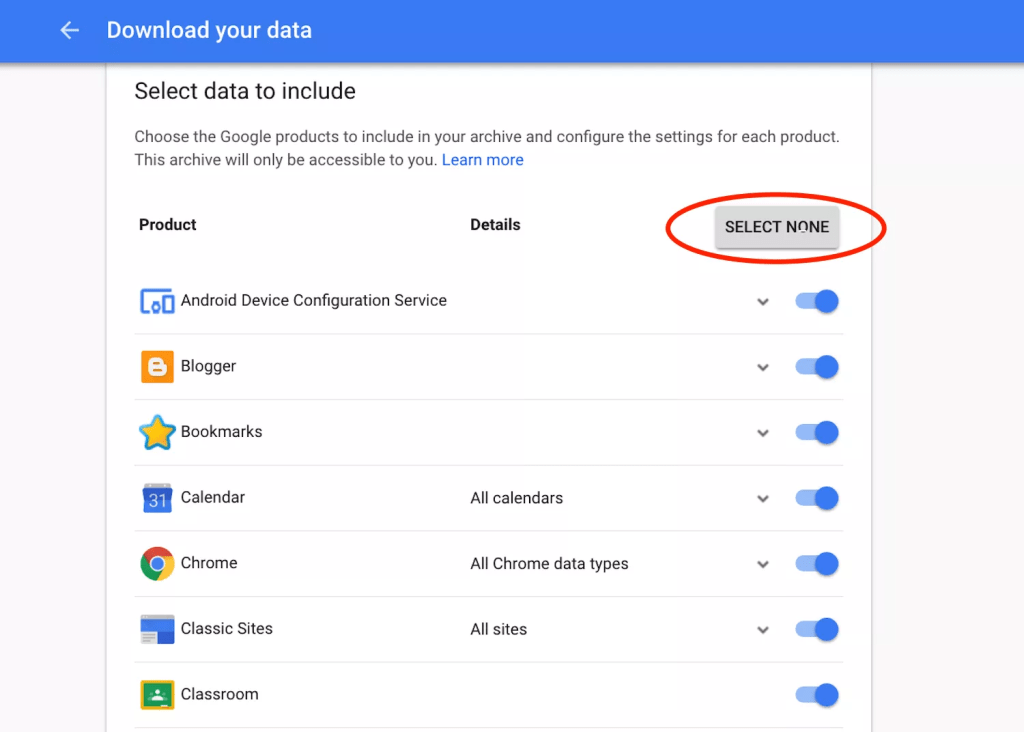 pكيفية-الاحتفاظ-بنسخة-احتياطية-من-خدمات-جوجلتعمل-شركة-جوجل-على-توفير