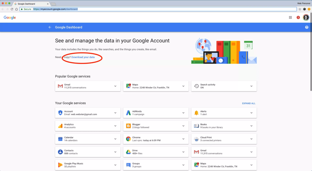 pكيفية-الاحتفاظ-بنسخة-احتياطية-من-خدمات-جوجلتعمل-شركة-جوجل-على-توفير