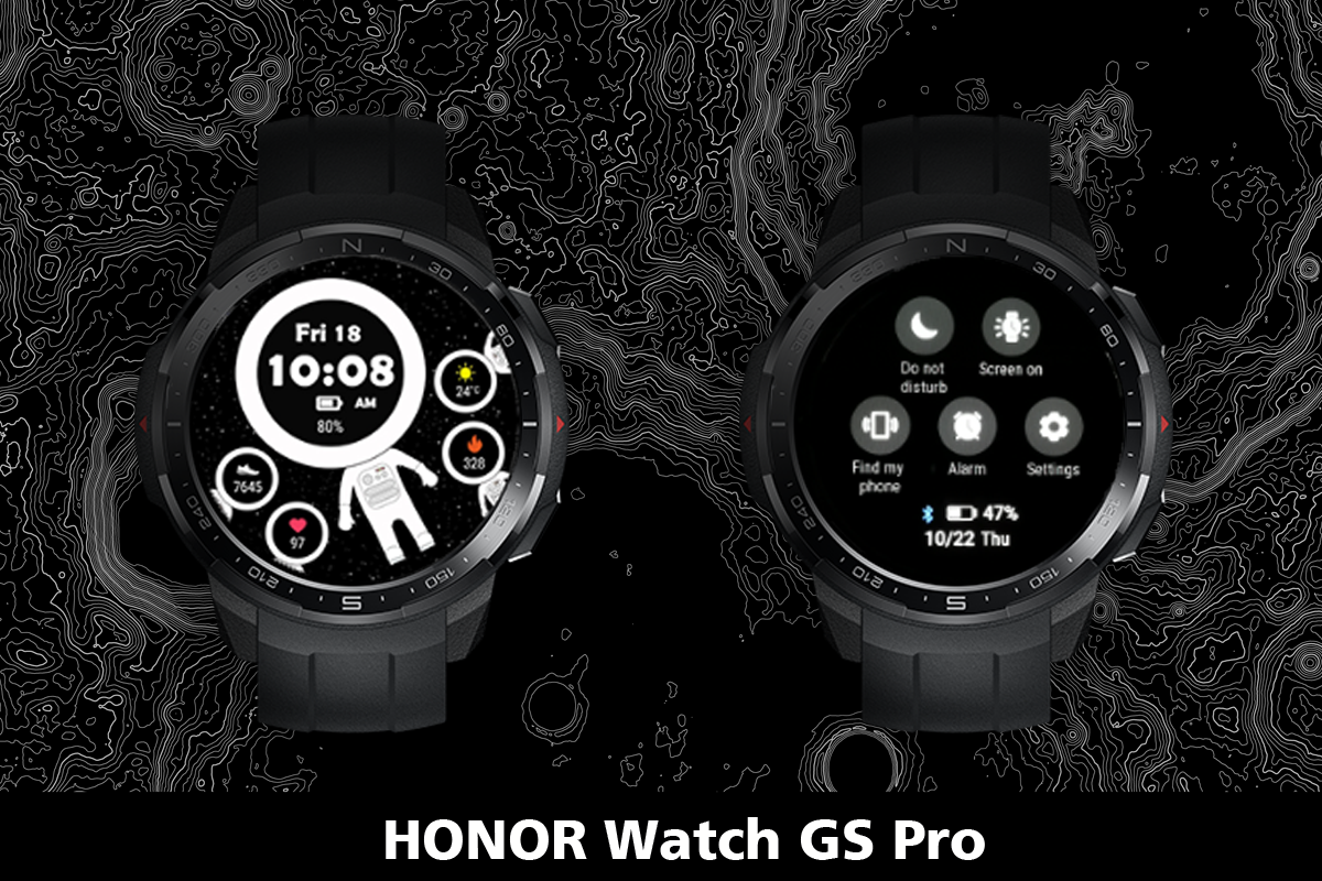 honor watch gs pro always on display