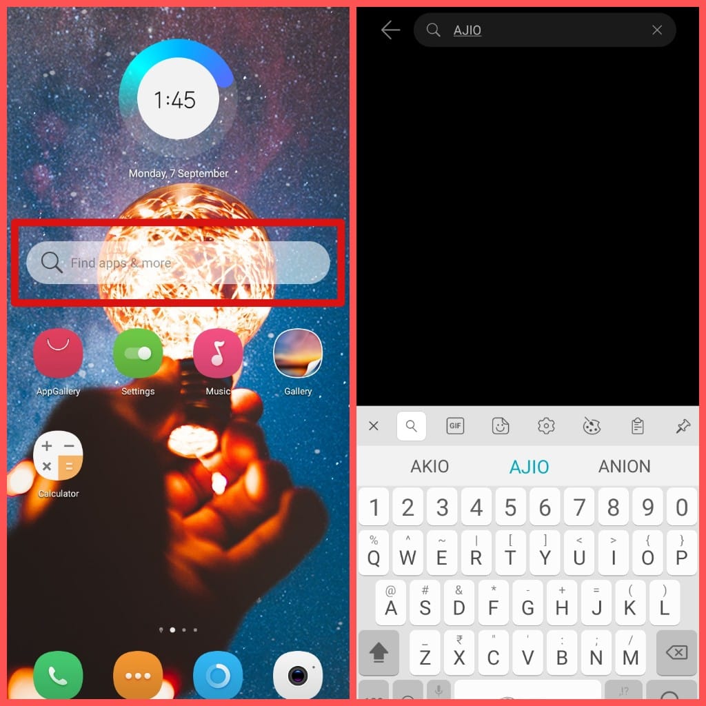 AppGallery-Petal-Search-How-to-Download-AJIO-In-Honor-9A