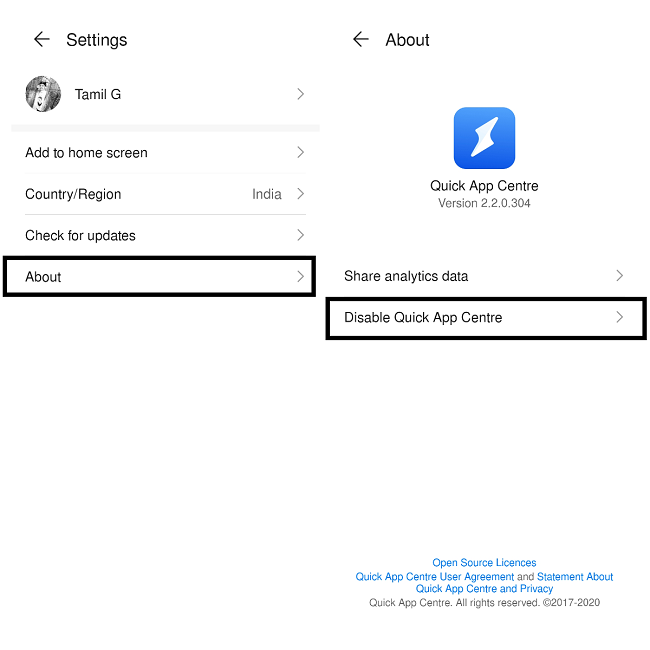 AppGallery-How-to-enable-HUAWEI-Quick-Apps-Centre