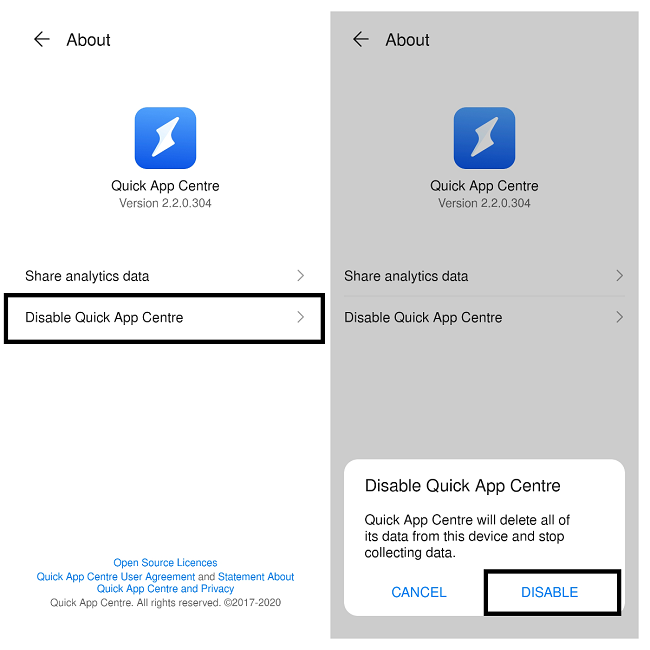 AppGallery-How-to-enable-HUAWEI-Quick-Apps-Centre