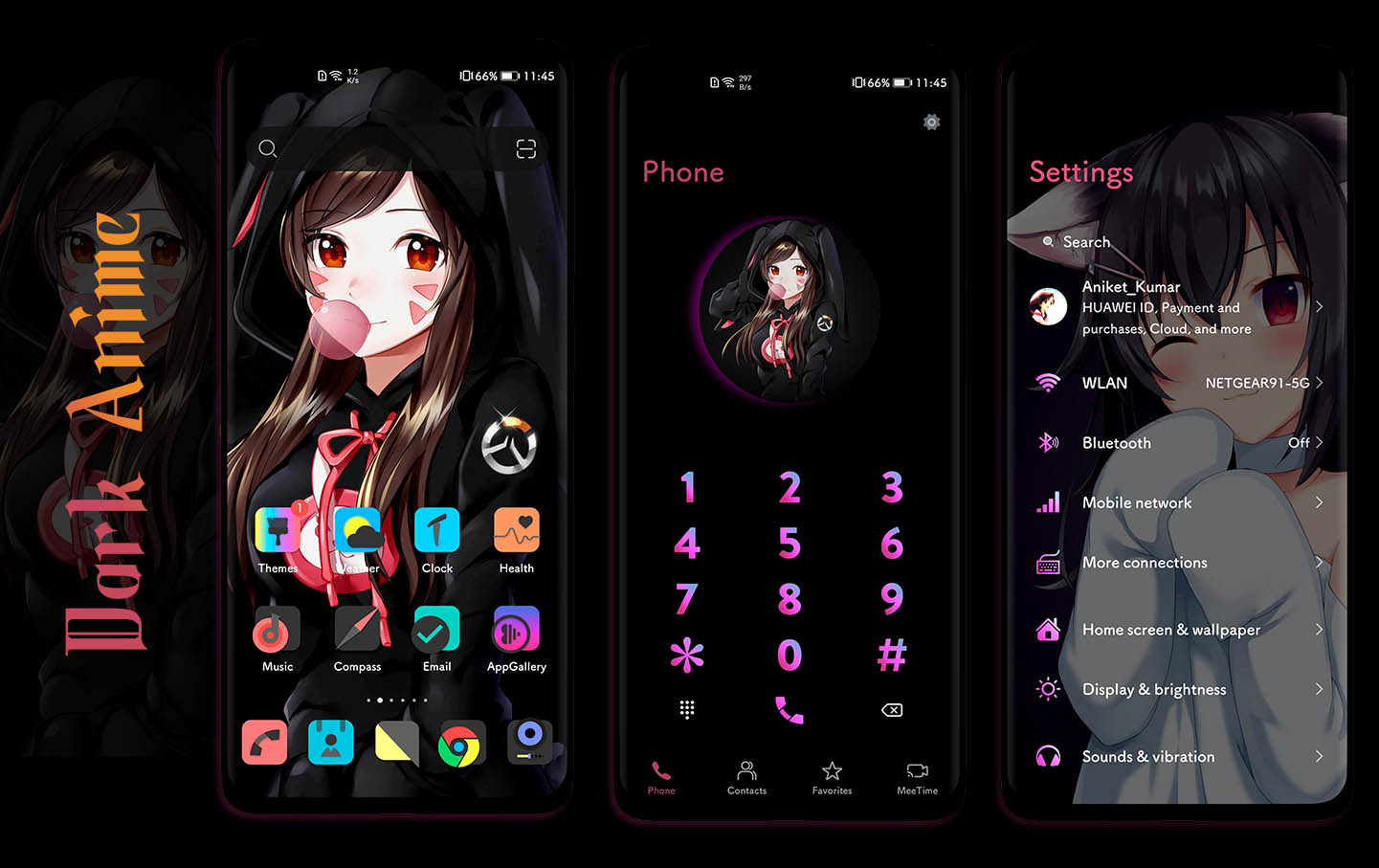 Wall of Anime KLWP Theme - YouTube