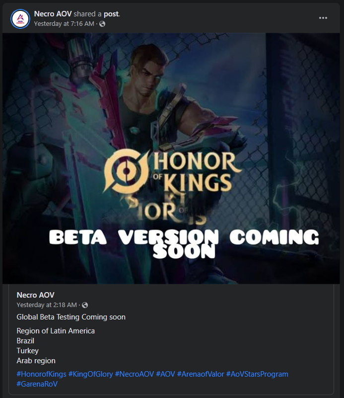 Honor of Kings: Global Release Coming Soon