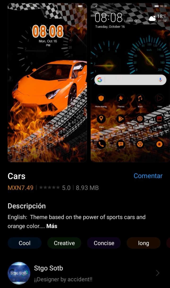 Temas-económicos-en-Huawei-Themes-App