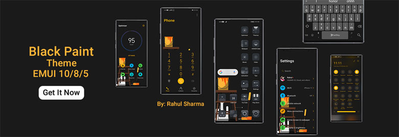 Black-Paint-Theme-For-EMUI-109-EMUI-58-amp-Magic-Ui---Download-Now