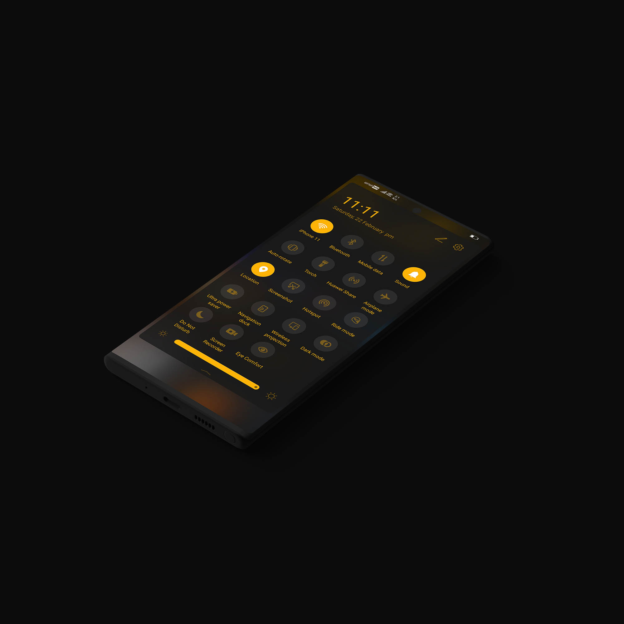 Black-Paint-Theme-For-EMUI-109-EMUI-58-amp-Magic-Ui---Download-Now