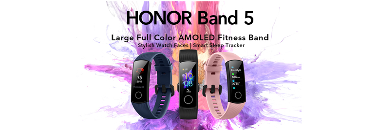سوار-HONOR-Band-5-متاح-الآن-في-العراق-مع-شاشة-AMOLED-ملونة