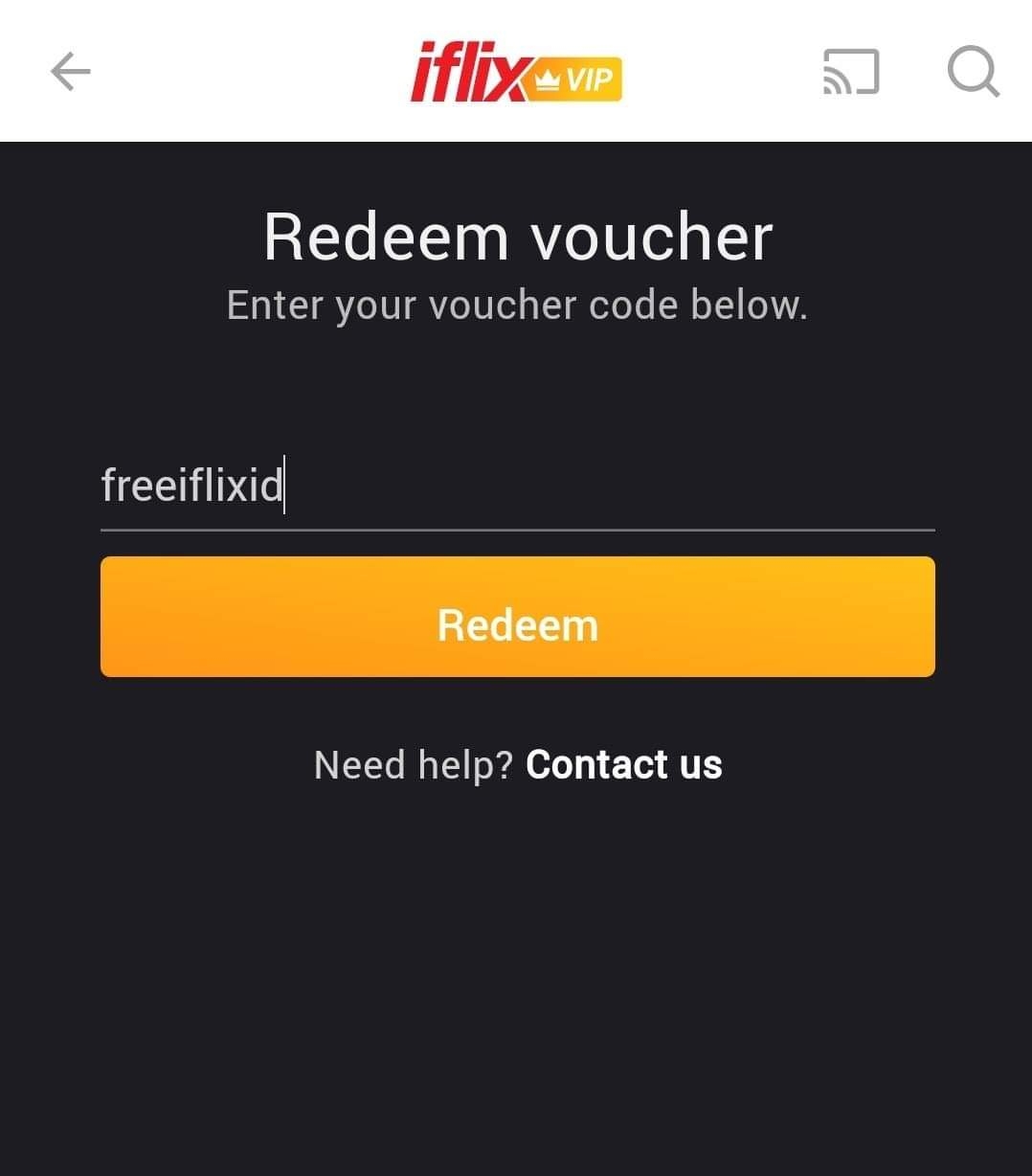 free 'voucher code