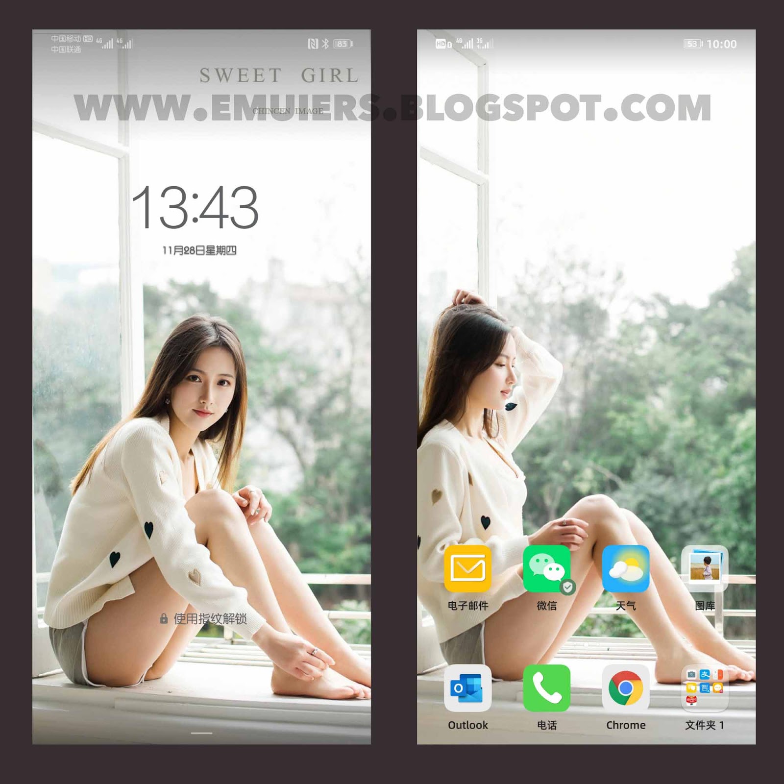 HONOR-Content-CrewSweet-Girl-EMUI-amp-Magic-UI-Theme-For-Huawei-amp