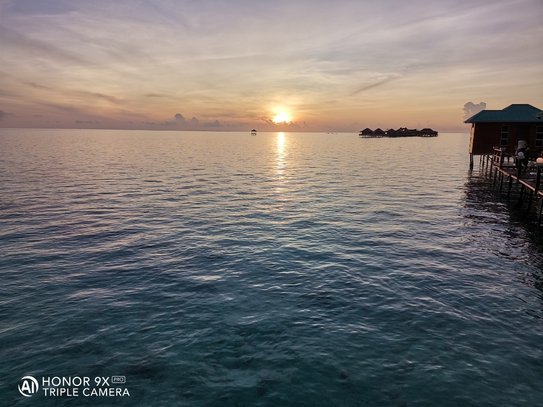 Sunrise shot from Maglami Lami Water House, Semporna, Sabah using ...