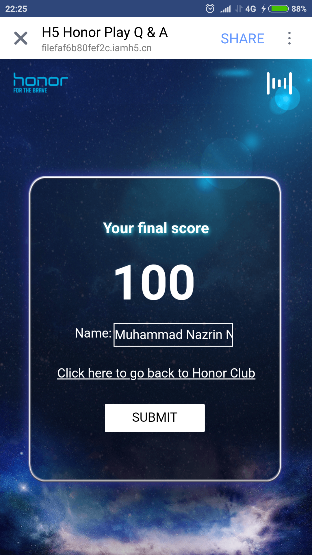 Honor-play-forthebrave