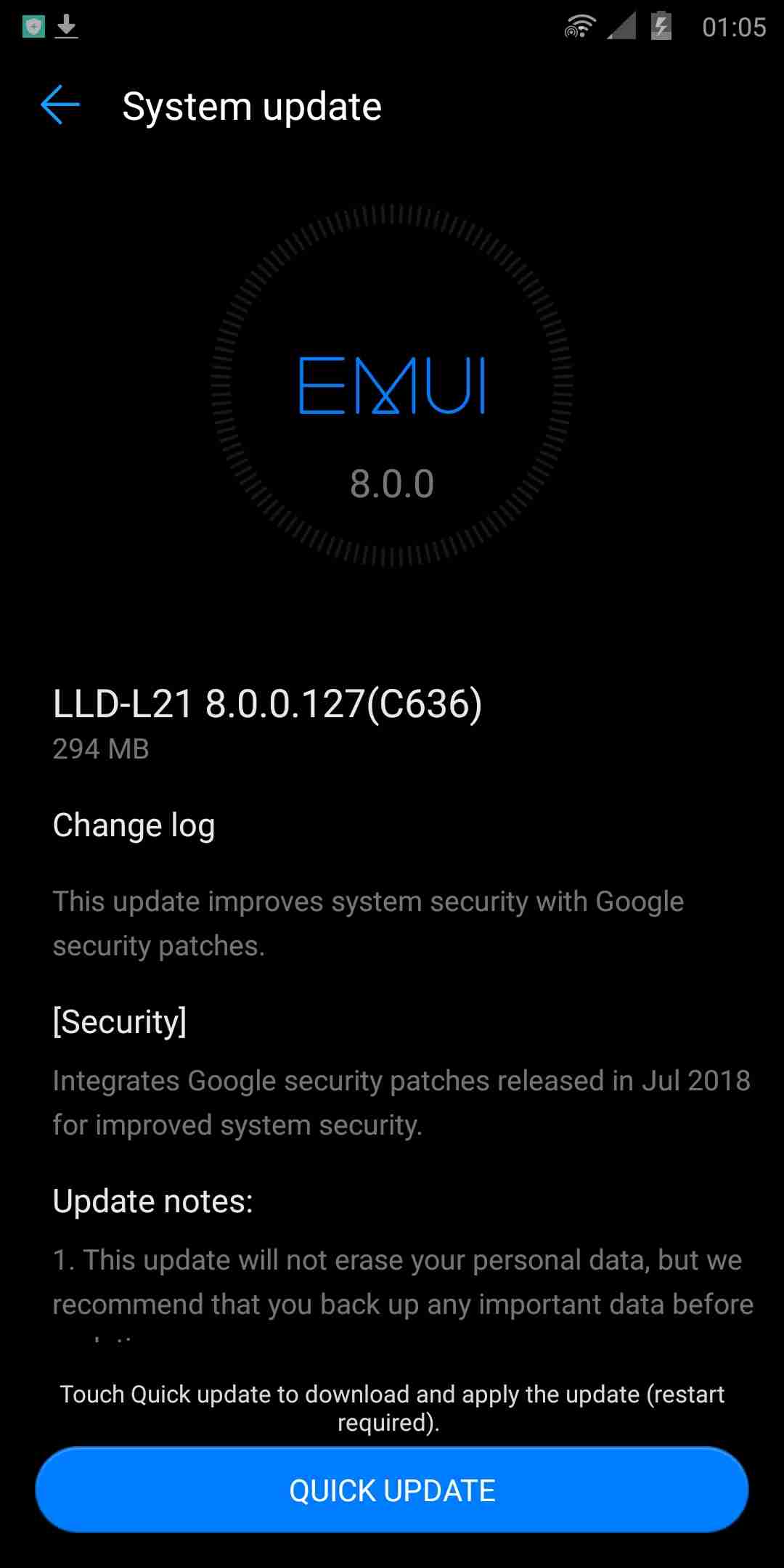 update-for-honor-9-lite