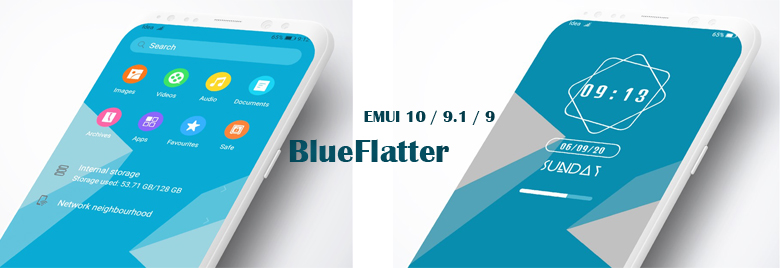 الثيم-الرائع-BlueFlatter-لـ-EMUI-10-91-9-أحصل-عليه-الأن