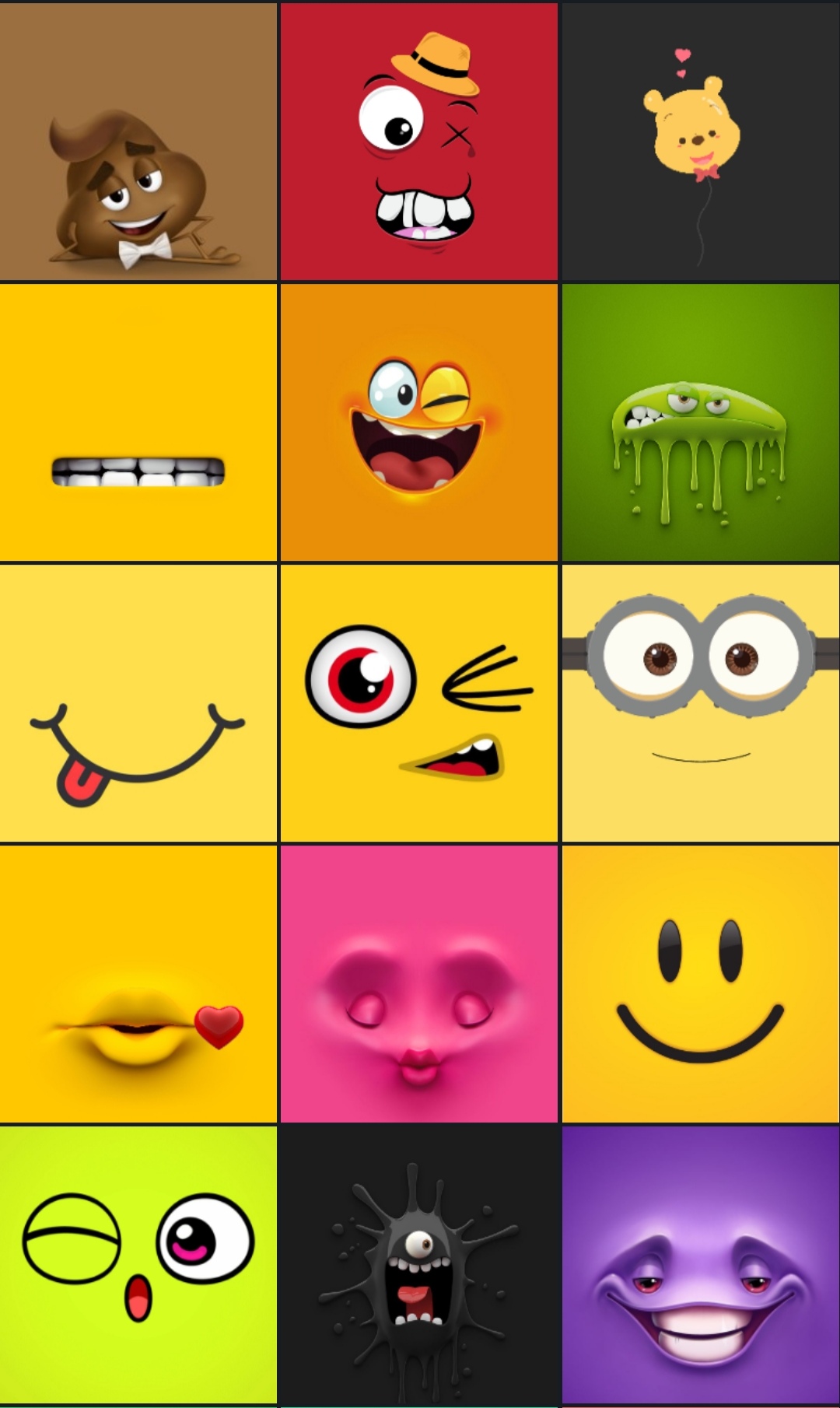 Wallpaper25-Adet-Rengarenk-Emoji-Duvar-Kagıdı-4mb