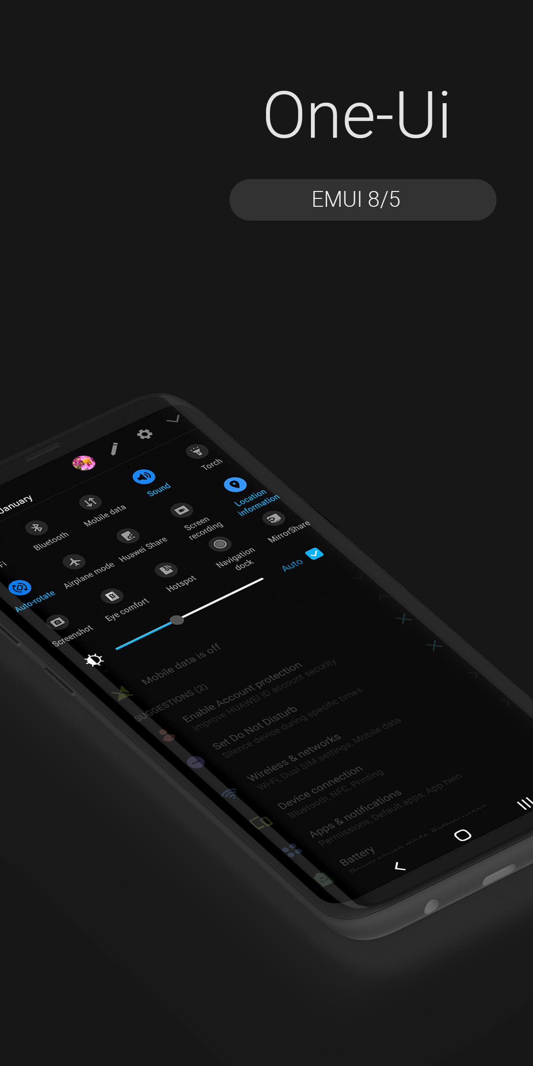Tema-Samsung-S10-One-Ui-Dark-Teması-EMUI-5-EMUI-8-EMUI-9