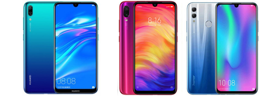 Karşılaştırma-Honor-10-Lite---Huawei-P-Smart-2019---Xiaomi-Redmi-Note