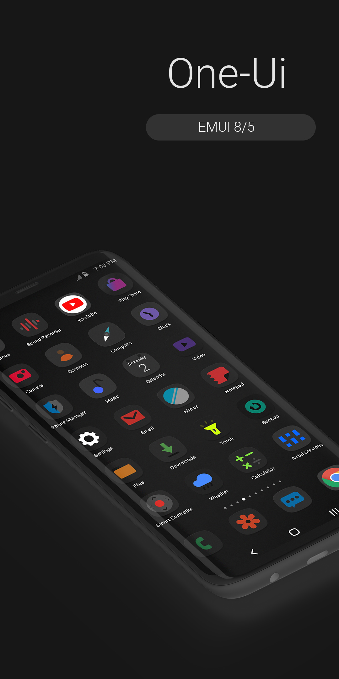Tema-Samsung-S10-One-Ui-Dark-Teması-EMUI-5-EMUI-8-EMUI-9