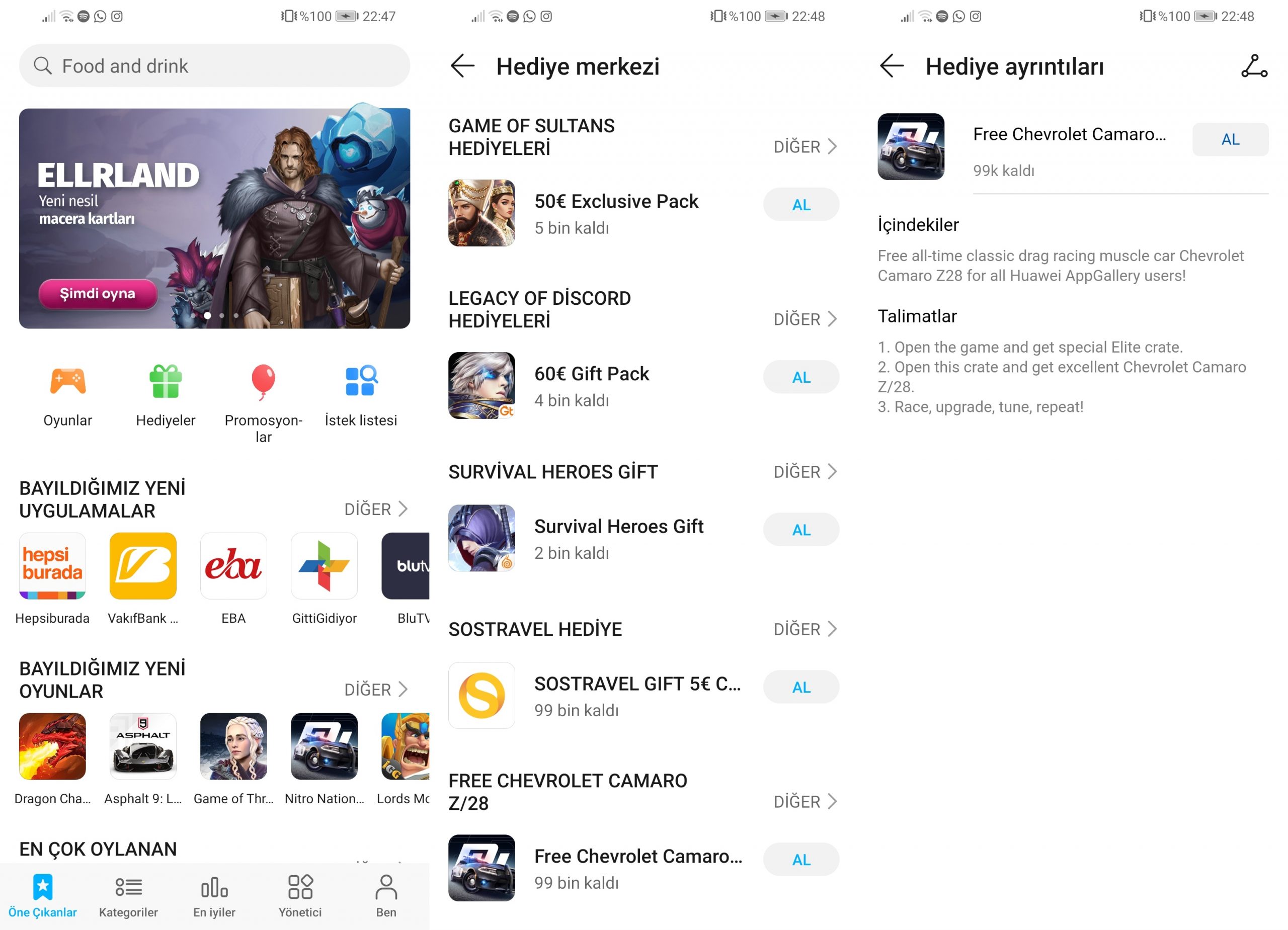 HUAWEI-AppGallery-Hediyeler-Nedir-Hediye-Nasıl-Alınır