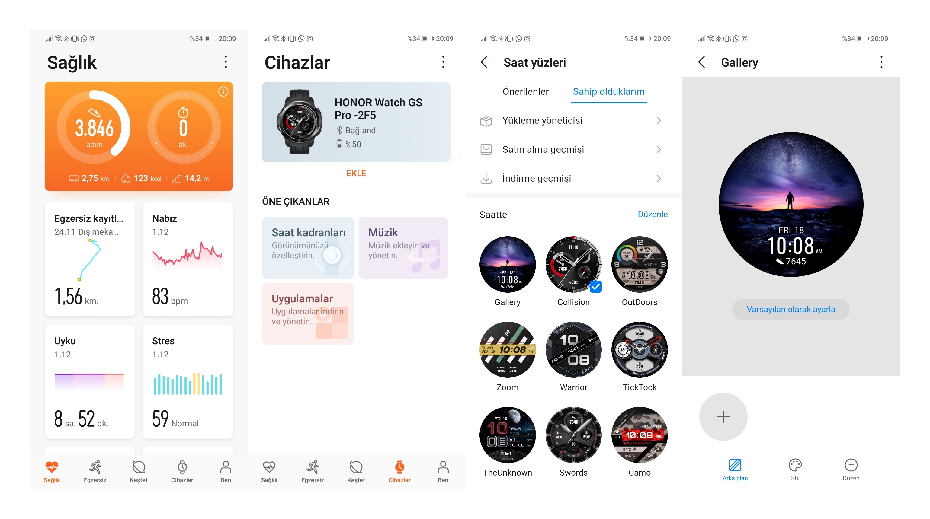 HONOR-Watch-GS-Pro-Cihazınıza-Galeriden-Fotoğraf-Yüklemek