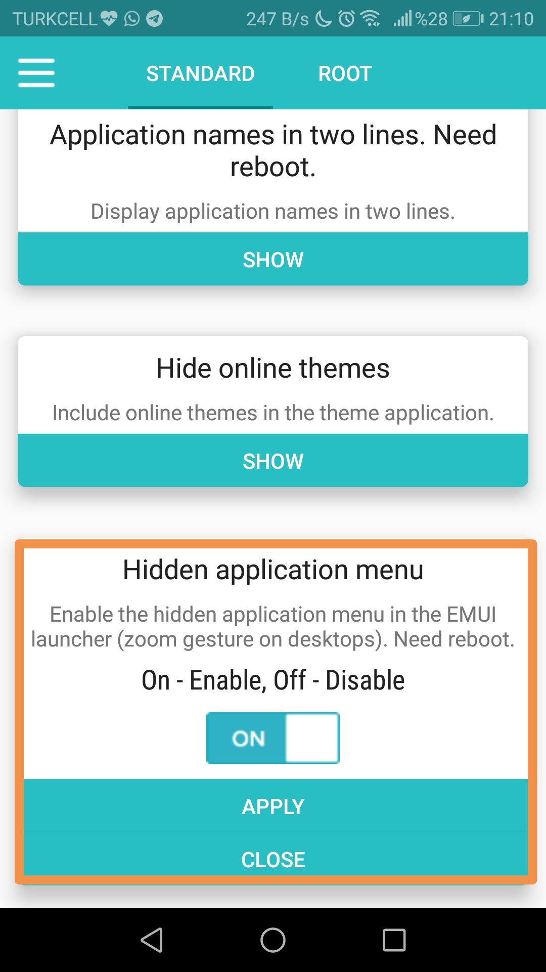 EMUI-Gizli-Uygulamalar-Menüsünü-Aktif-Etme