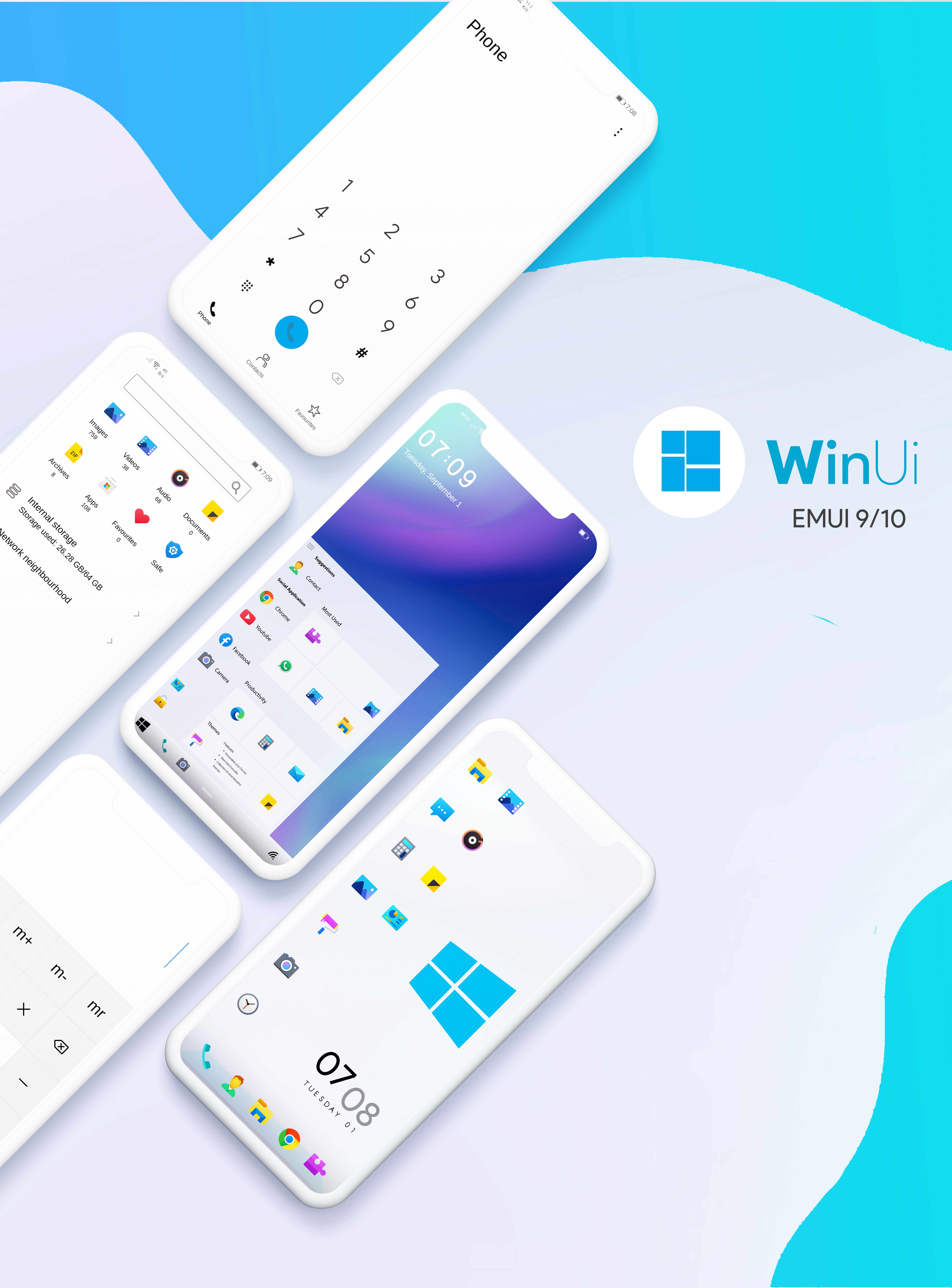HUAWEI-HONOR-Markalı-Telefonlar-için-WinUI-Teması