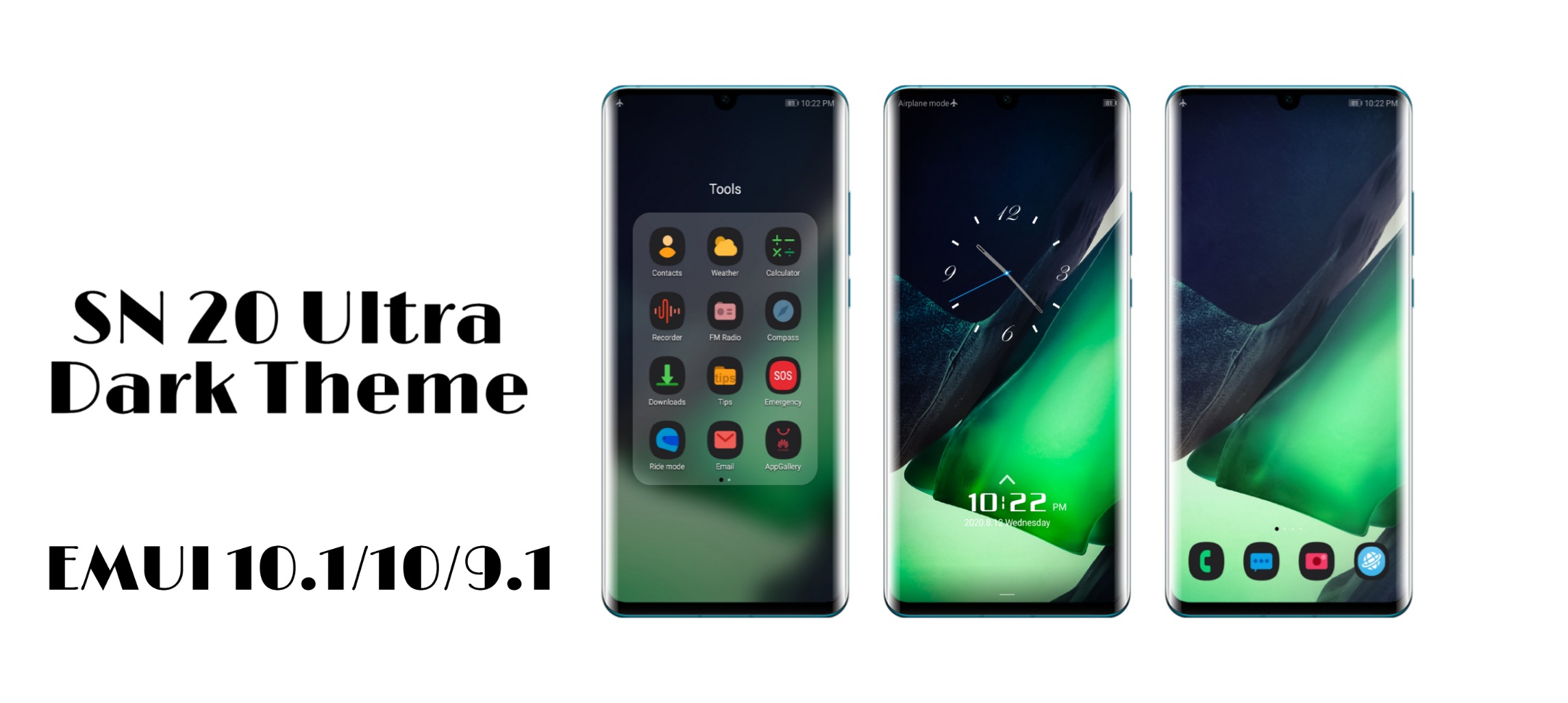 HUAWEI-HONOR-Telefonlar-için-Samsung-Note-20-Ultra-Dark-Tema